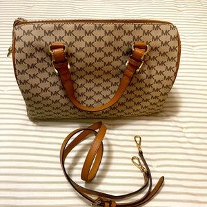 Michael Kors Large Satchel Purse Brown